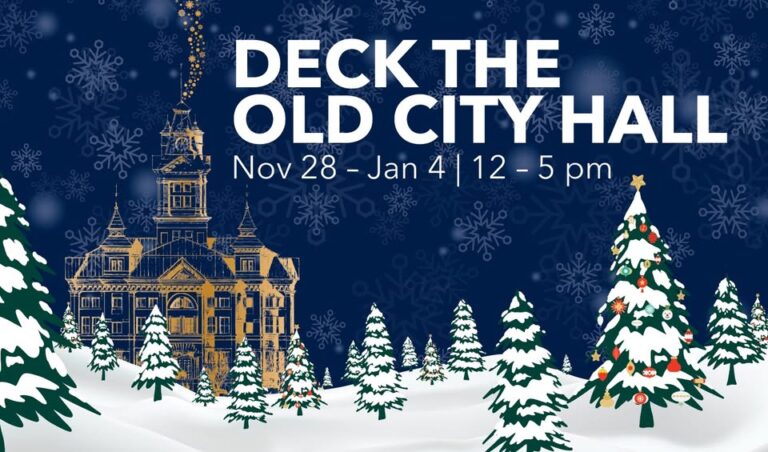 Deck the Old City Hall holiday wonderland and New Year’s Eve celebration